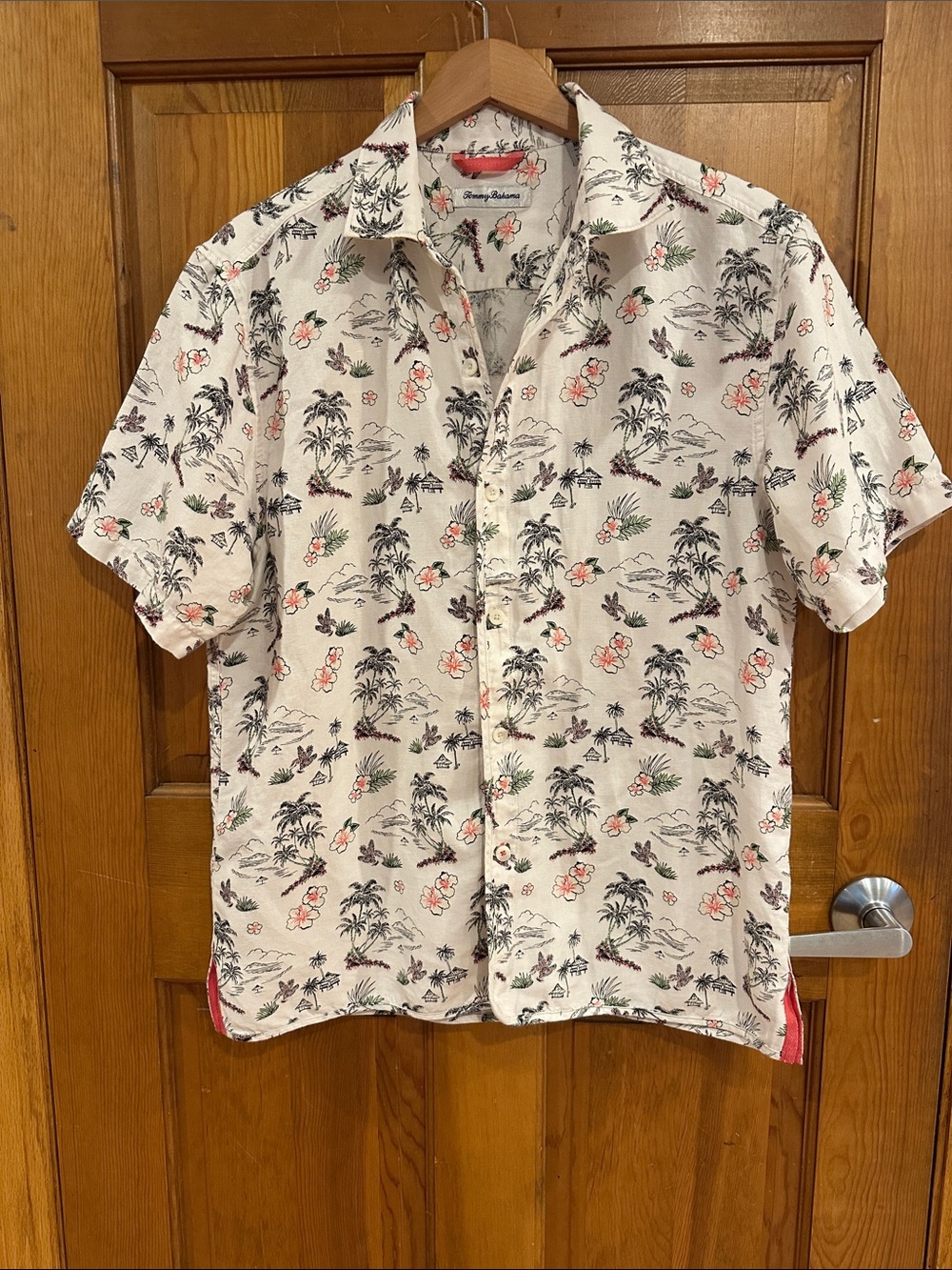 Tommy Bahama Linen/Cotton Short-Sleeve Shirt Sz M *WORN ONCE*